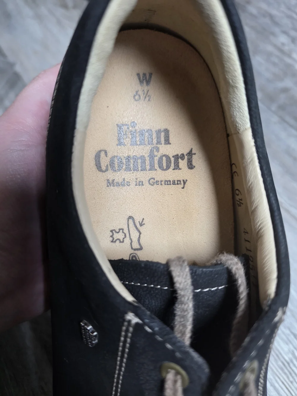 Finn Comfort Ikebukuro Nubuck Casual Oxford Shoes Made In Germany Sz 6.5